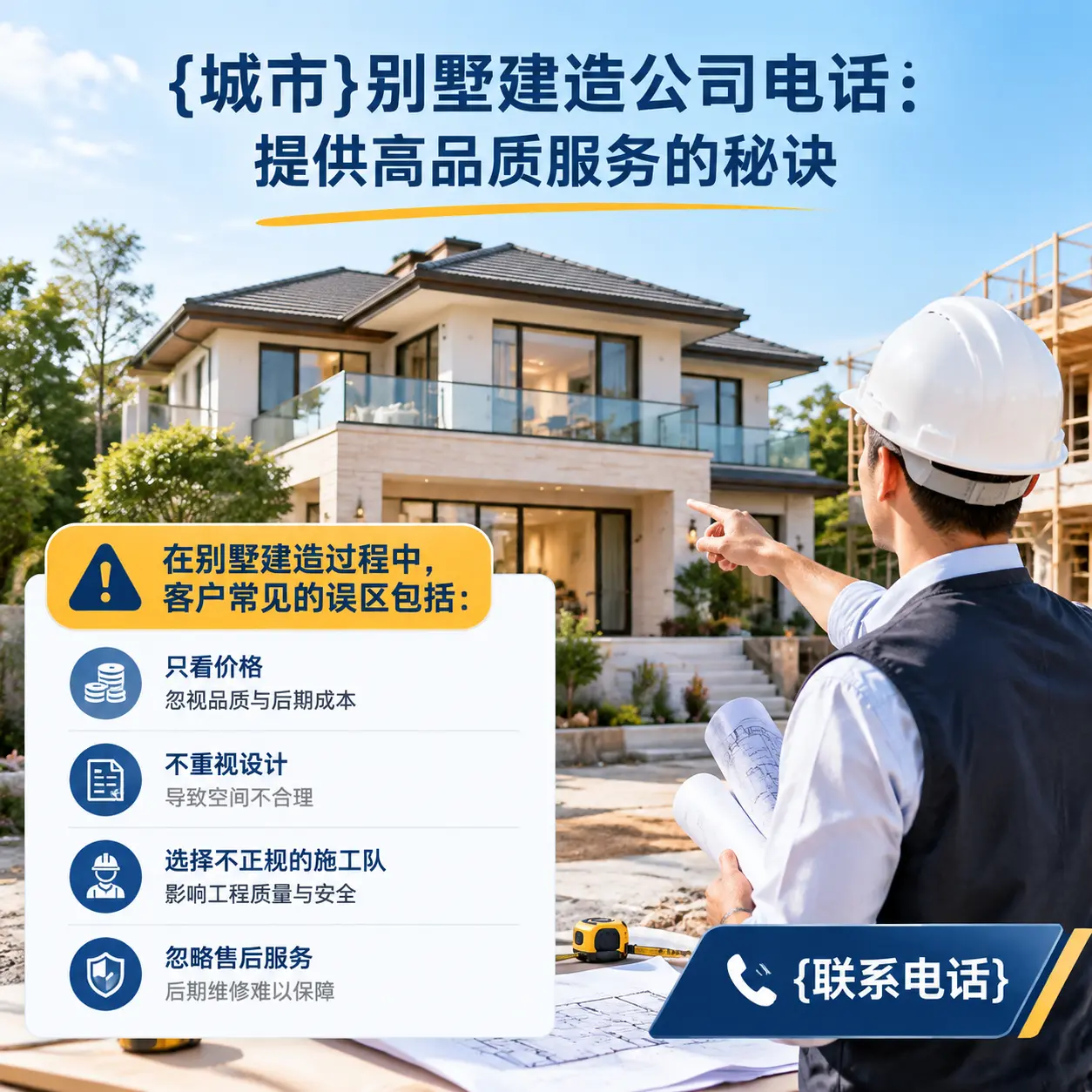 册亨别墅建造公司电话：提供高品质服务的秘诀