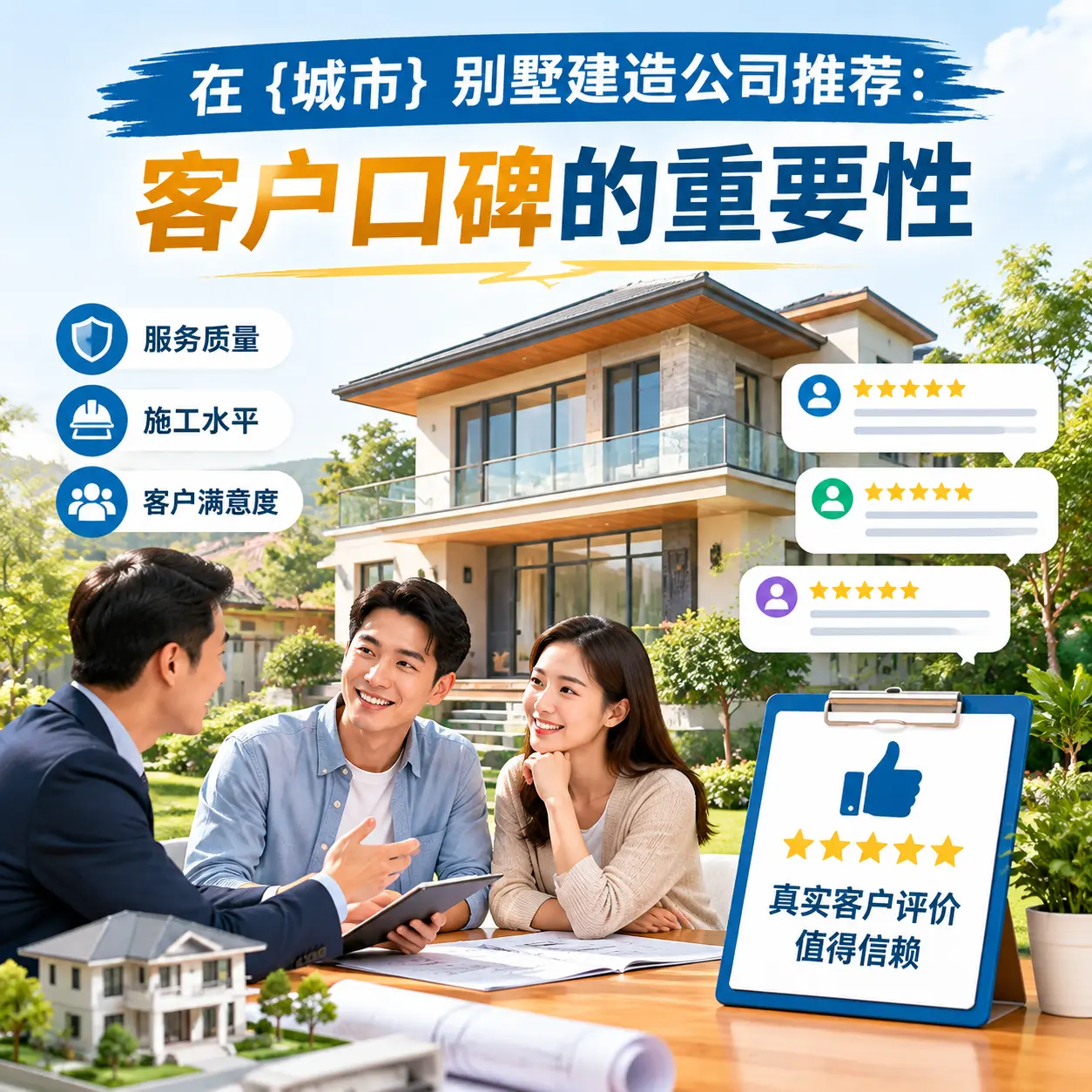 在 册亨 别墅建造公司推荐：客户口碑的重要性